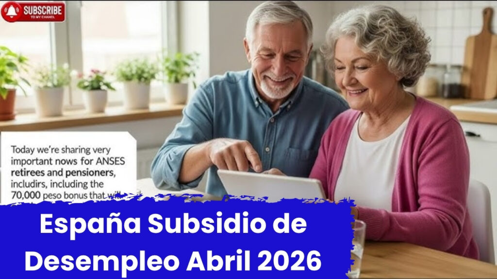 España: Subsidio de Desempleo Abril 2026 – Quién califica, cómo solicitar y cuándo se paga